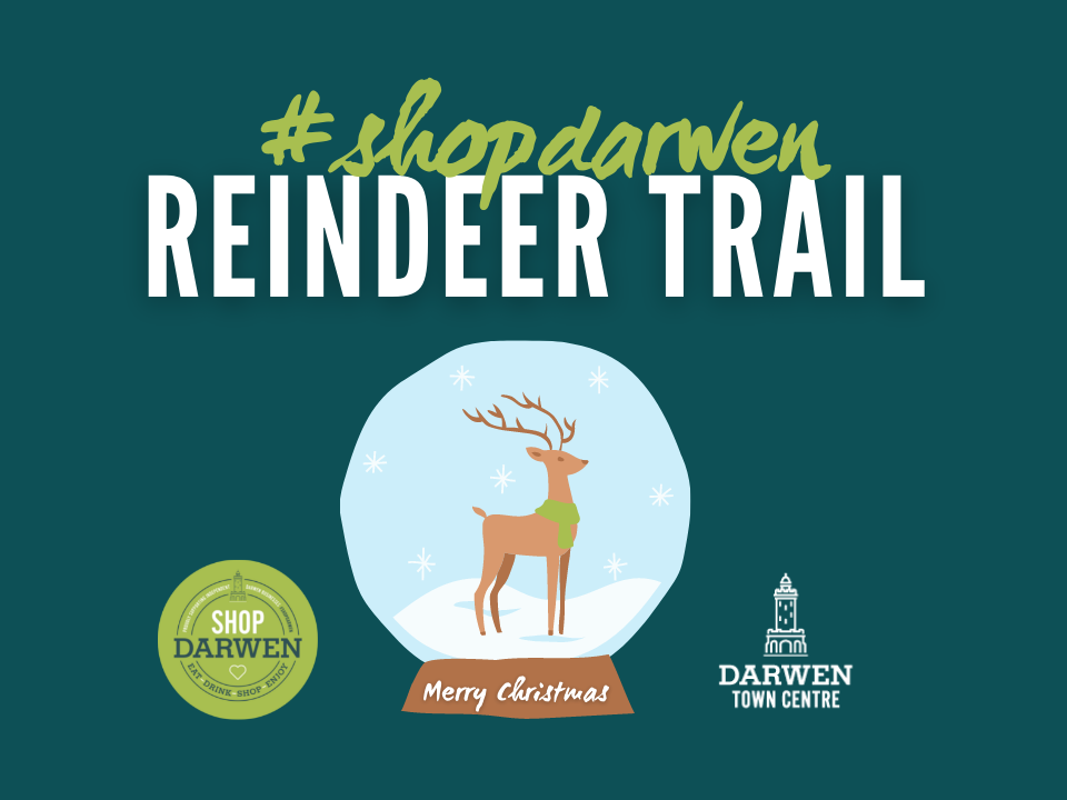 Shop Darwen Reindeer Trail: Help Santa find his lost reindeer this Christmas!