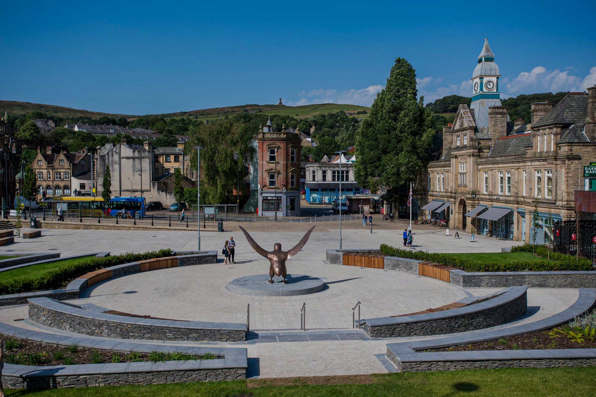 Summer 2023 in Darwen Market Square