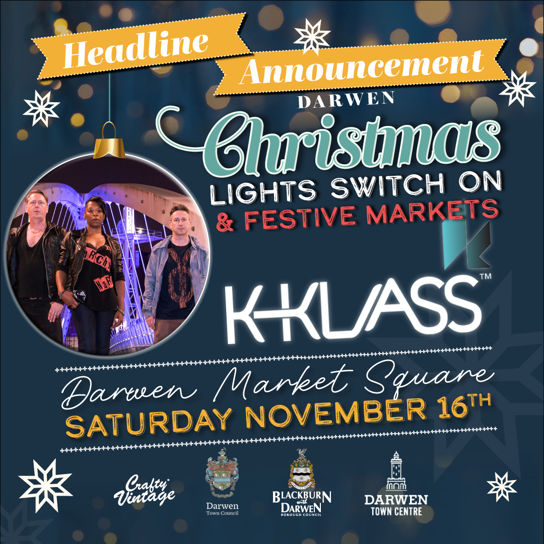‘Mystery’ headliner revealed for Darwen Christmas lights switch-on