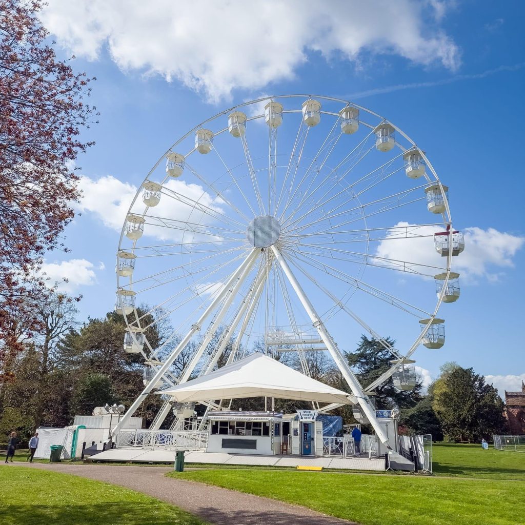 Get a bird’s eye view of Darwen from a big wheel!