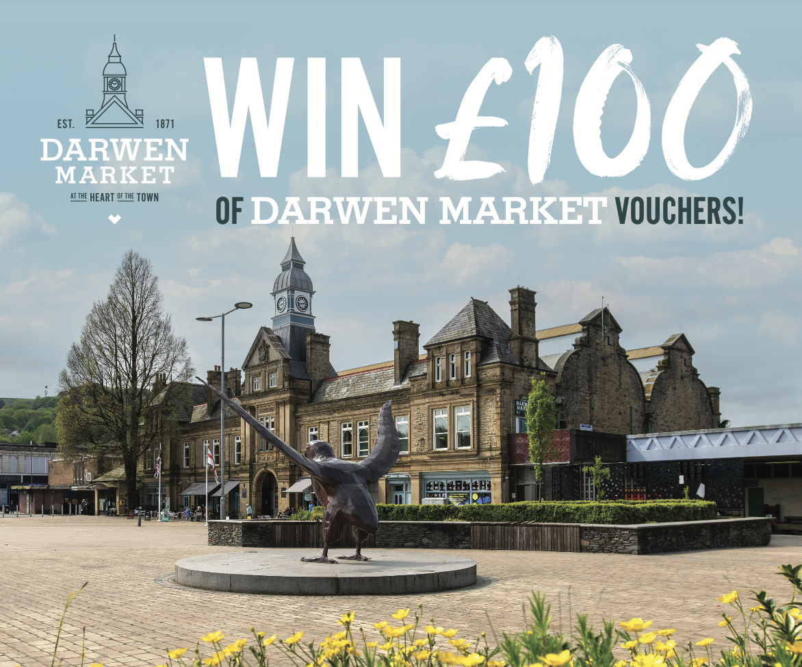 Darwen Market The Shuttle £100 Prize Draw 2025