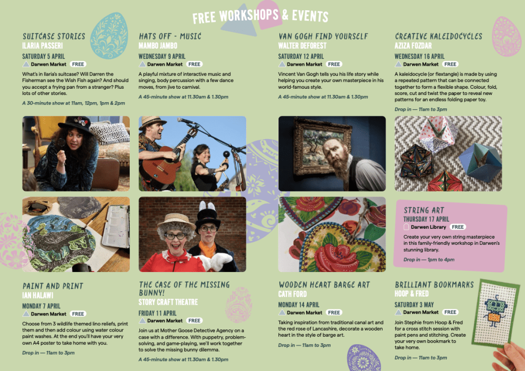 Free Family Fun at Darwen Market this Easter!