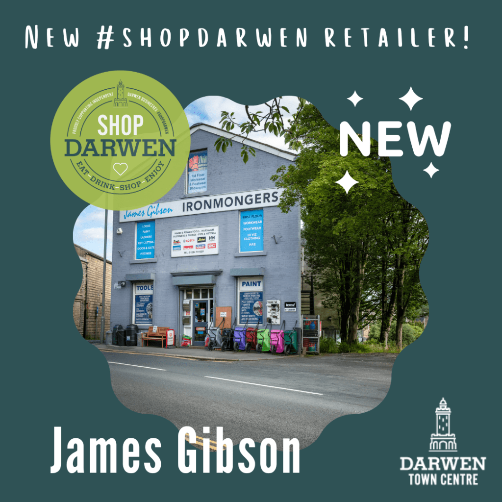 130 year old local business, James Gibson, joins #shopdarwen!