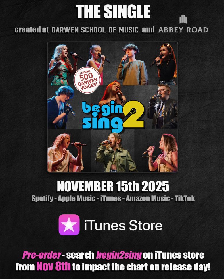 Get ready to download Darwen’s Begin2Sing!