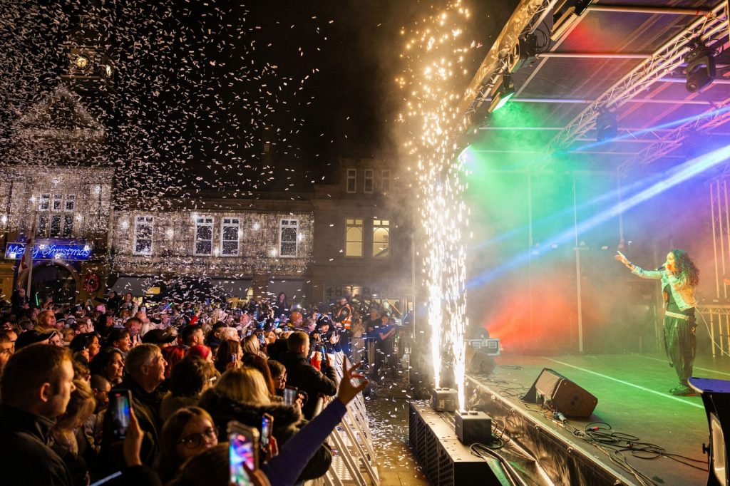 Darwen’s brightest Christmas yet as thousands enjoy spectacular switch-on!