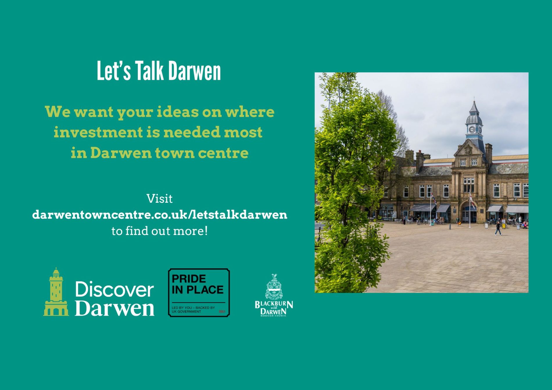 Let’s Talk Darwen: Have your say on government funding