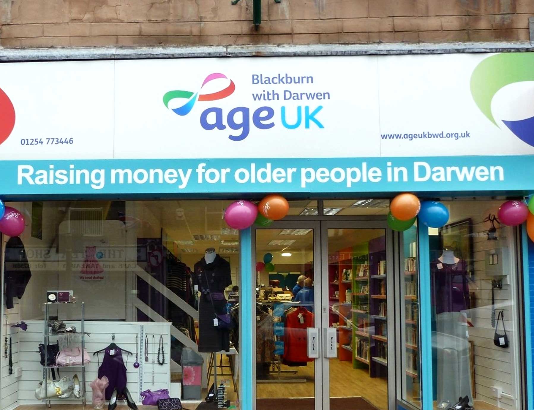 Age UK Blackburn with Darwen Charity Shop