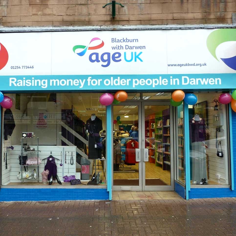 Age UK Blackburn with Darwen Charity Shop