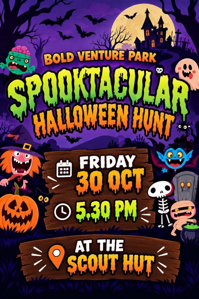 Spooktacular Halloween Hunt at Bold Venture Park